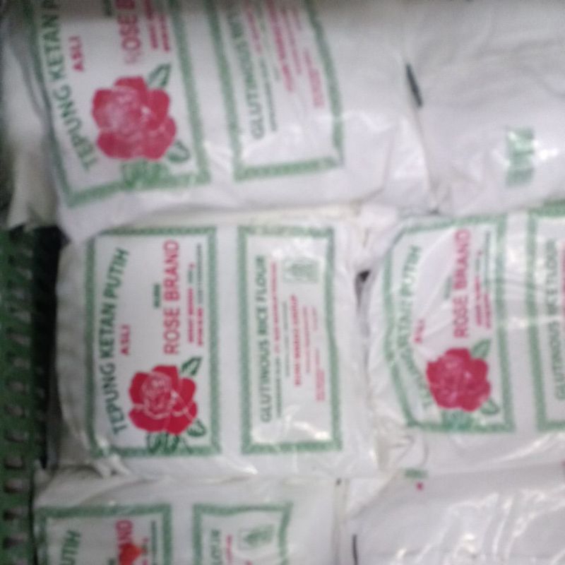 

TEPUNG KETAN PUTIH ( 1 BUNGKUS ) ROSE BRAND @500 GRAM