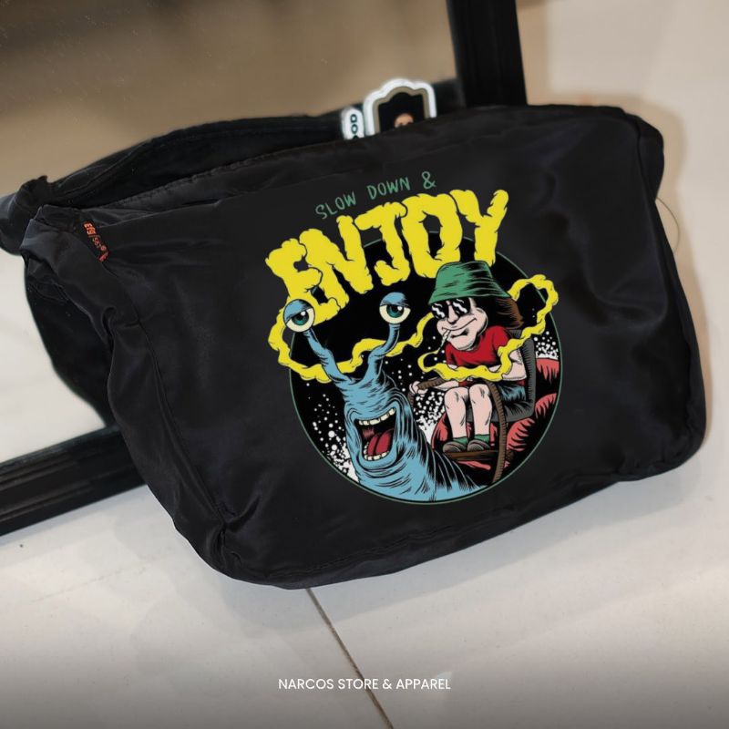 Tas Selempang Pria Distro Efg Waterproof Original