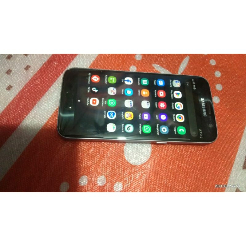 LCD SAMSUNG S7 PLAT ORIGINAL CABUTAN TESTED ISTIMEWA