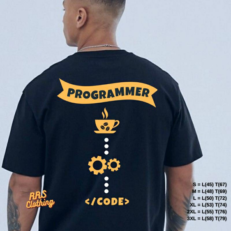 Kaos programmer programming i turn coffee into code buku coding