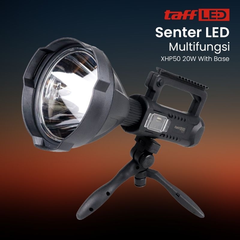Senter Sorot LED JUMBO  8000 Lumens W591, Cocok untuk Aktivitas Outdoor