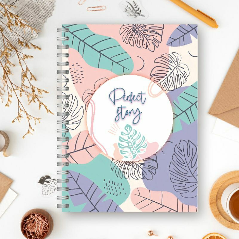 

[Whispers] NOTEBOOK JOURNAL A6 BUKU CATATAN DIARY AGENDA PLANNER BUKU TULIS AESTHETIC MURAH DESAIN