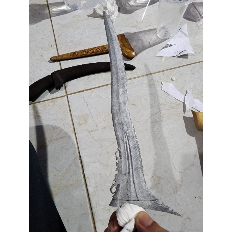 Keris Melayu berpamor