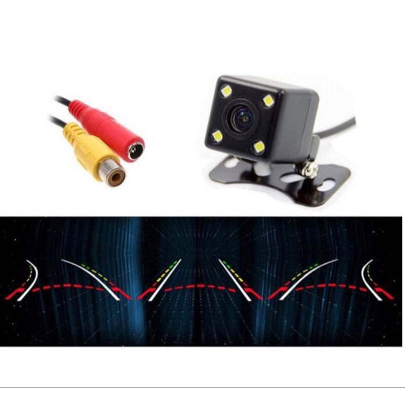 Kamera Mundur Parkir Mobil Universal 1 Set LED CCD 4 HD Parking Camera