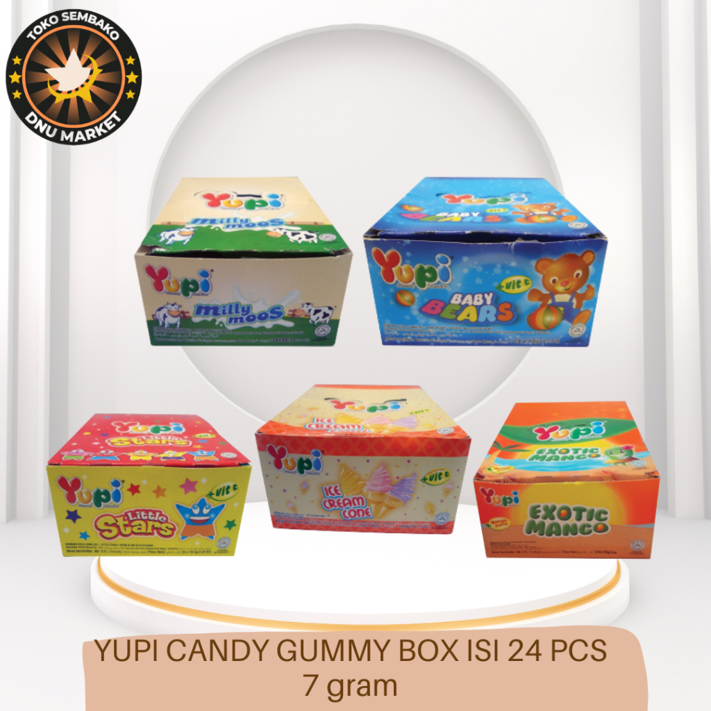 

YUPI CANDY | YUPI CANDY GUMMY BABY BEARS BOX | YUPI CANDY GUMMY BABY BEARS BOX | YUPI CANDY GUMMY BABY BEARS BOX | YUPI CANDY GUMMY BABY BEARS BOX | YUPI CANDY GUMMY BABY BEARS BOX | ISI 24 PCS | 7 GRAM