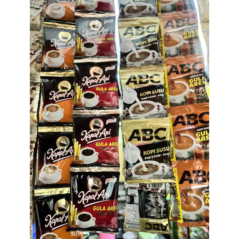 Kopi Kapal Api Hitam Special Mix 1 Renceng