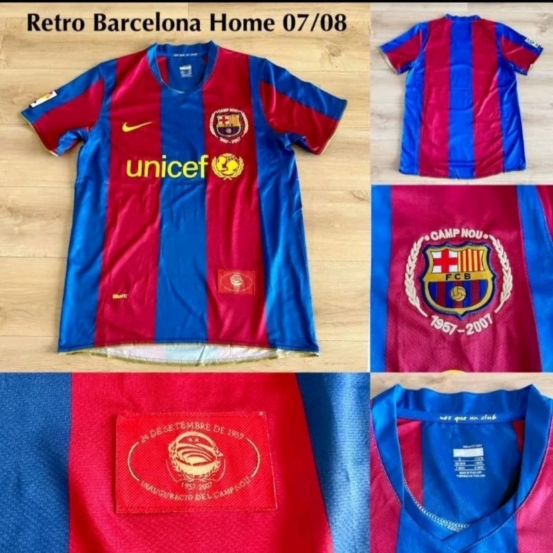 JERSEY RETRO BARCA 2007