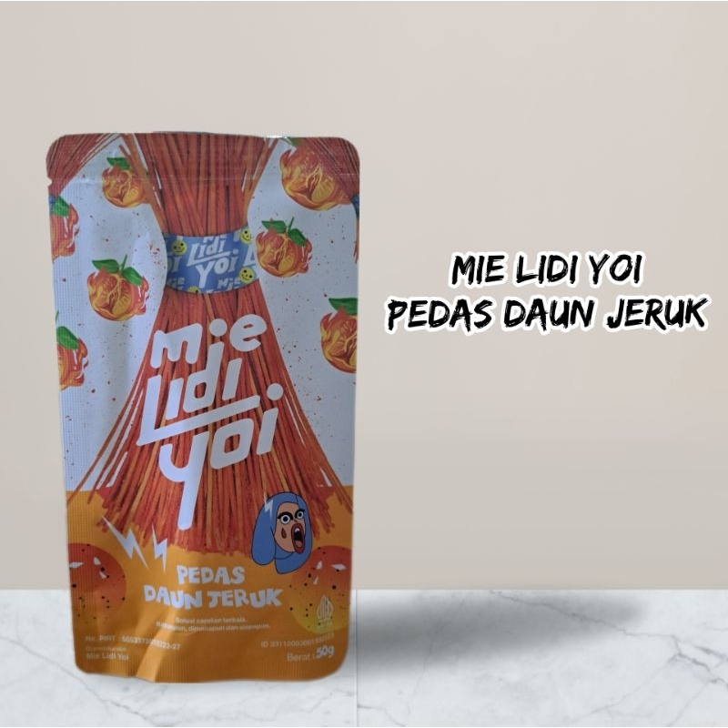 

Mie Lidi Pedas Daun Jeruk (50gr)