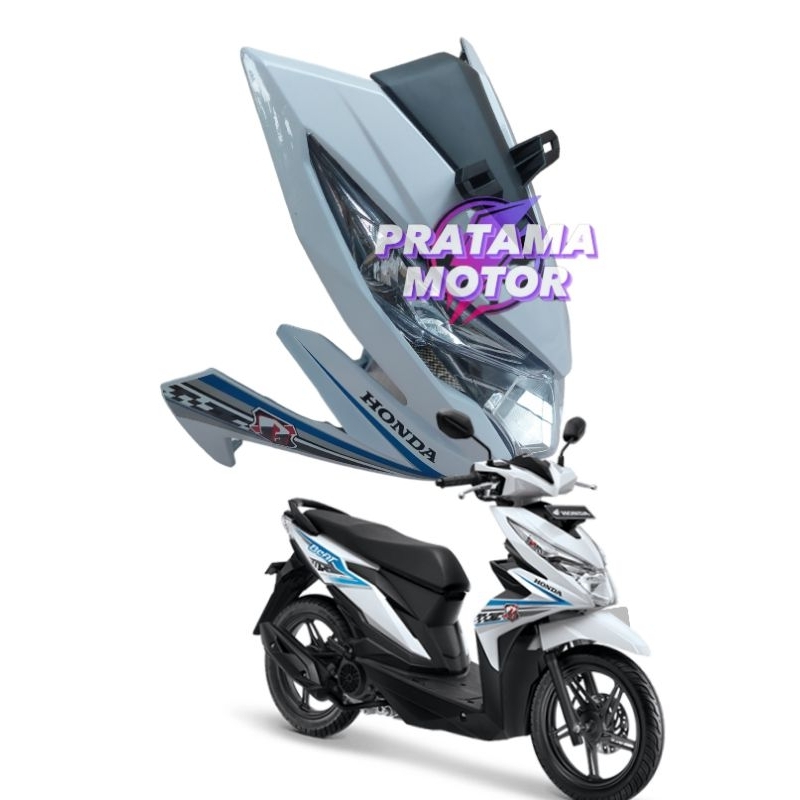 Full Set Tameng Body Depan Beat Fi ESP 2016 2017 Plus Stiker/striping