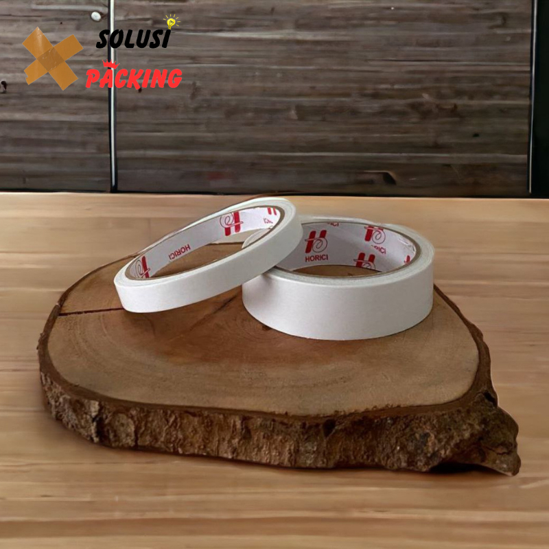 

DOUBLE TAPE 24MM*15Y/12MM*15Y SELOTIP MURAH BERKUALITAS ISOLASI DOUBLE TAPE PUTIH