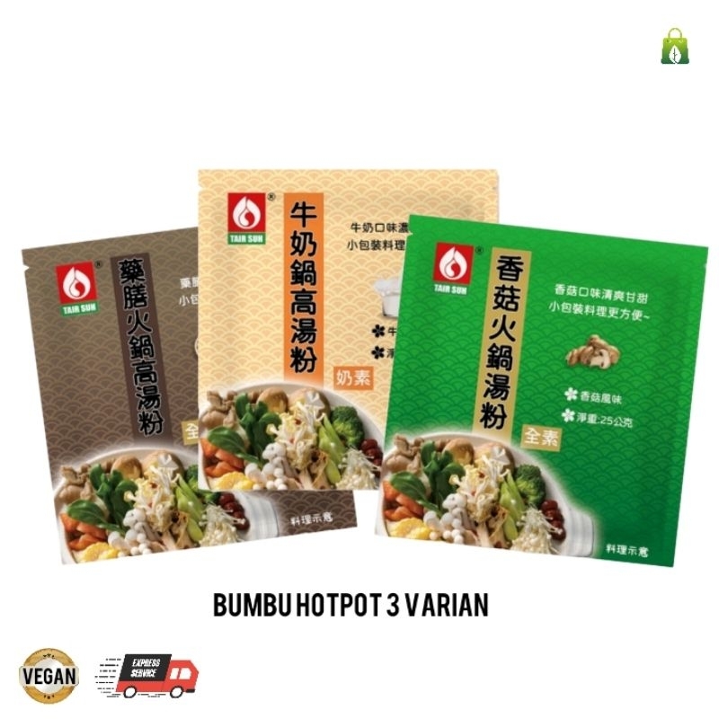 

TAIR SUH Bumbu Shabu-Shabu Vegetarian - Hot Pot - 3 Varian