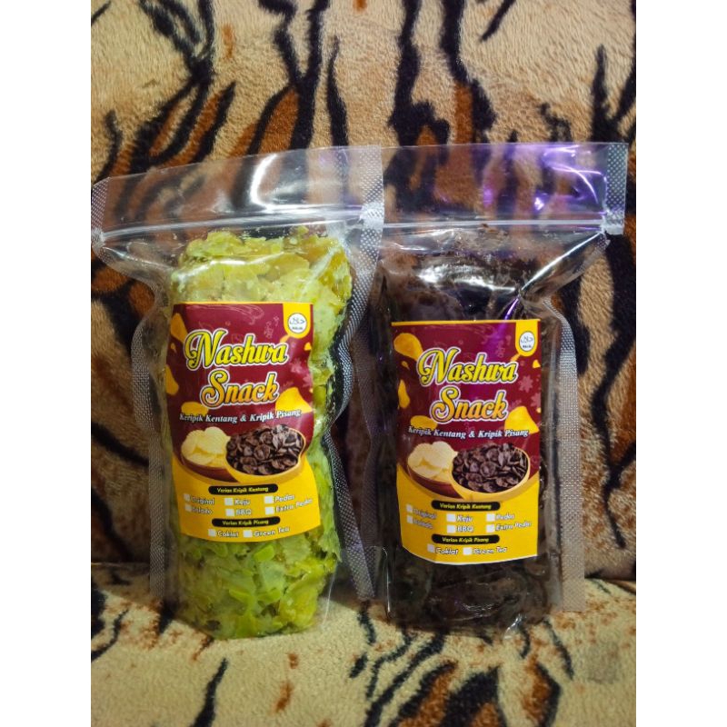 

Kripik pisang coklat lumer viral