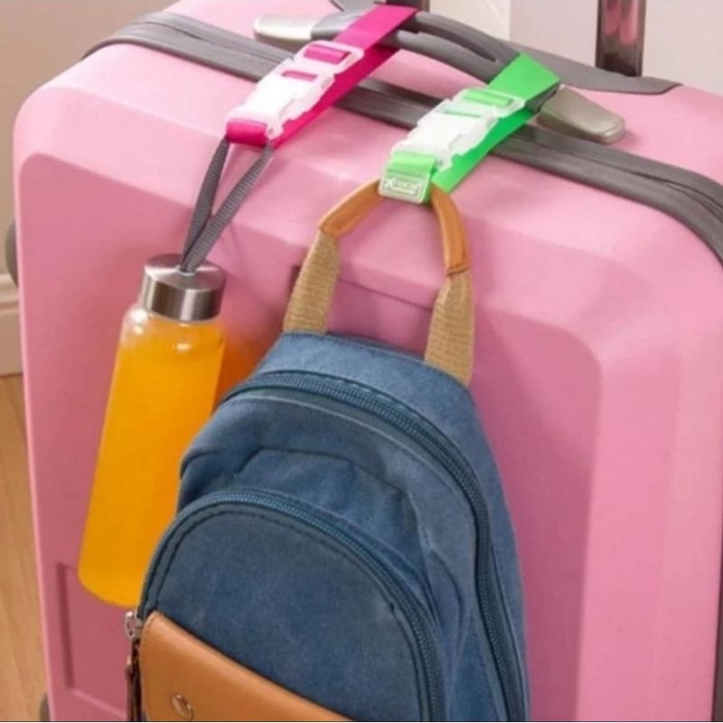 Multipurpose Luggage Belt Hanger Strap Button Buckle Suitcase Bag