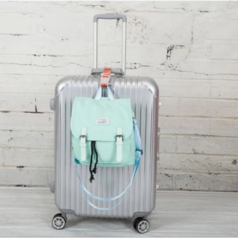 Multipurpose Luggage Belt Hanger Strap Button Buckle Suitcase Bag