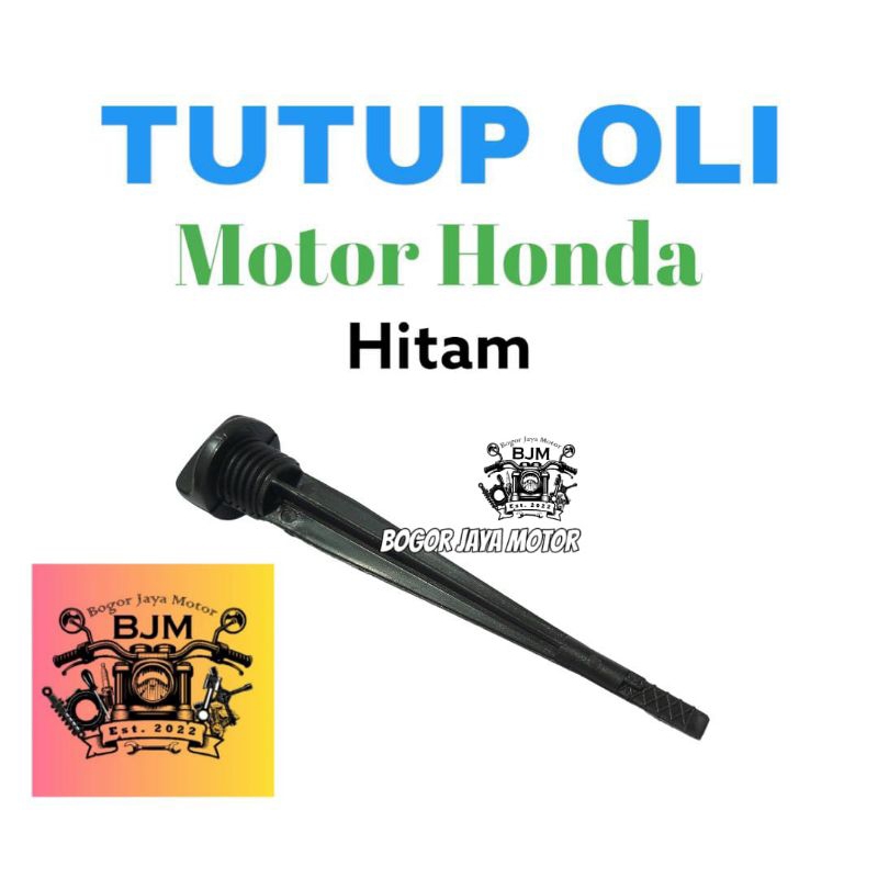 1 pcs TUTUP OLI MOTOR HONDA WARNA HITAM ITAM ITEM TUTUP OLI MURAH TUTUP OLI GROSIR TUTUP OLI HONDA T