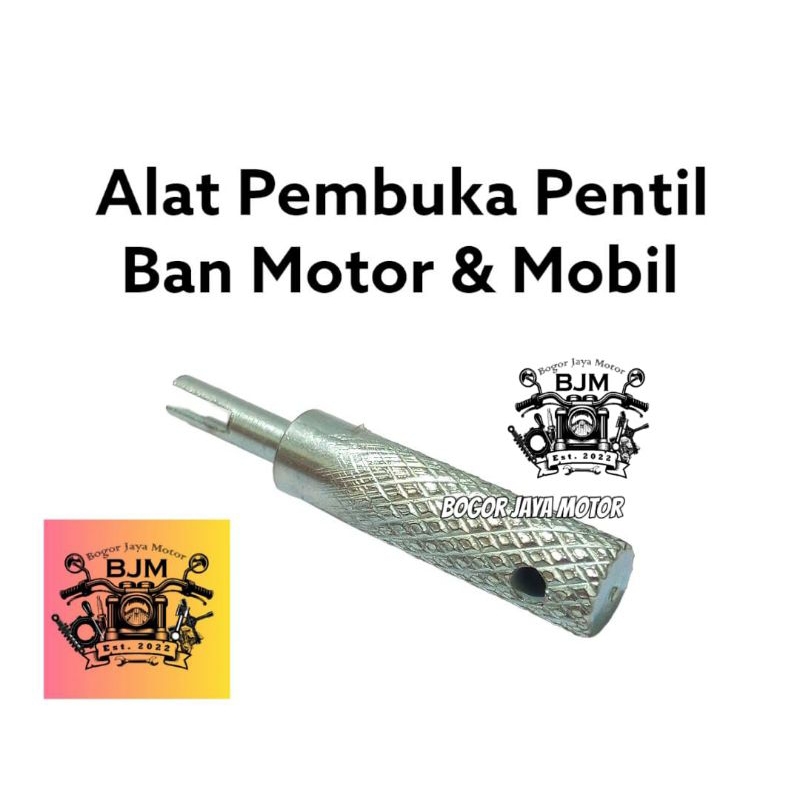 Alat Buka Ban Alat buka Pentil Ban Motor & Mobil obeng pembuka pentil kunci pembuka pentil ban kunci