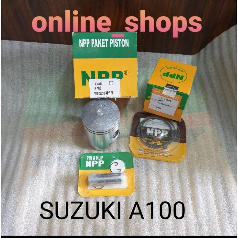 Paket piston kit seher NPP suzuki A100 oversize os 125 150 175 200