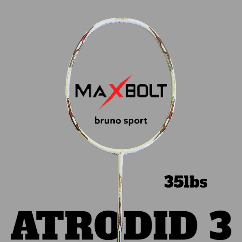 RAKET BADMINTON MAXBOLT ATRODID 3 ORIGINAL 35LBS