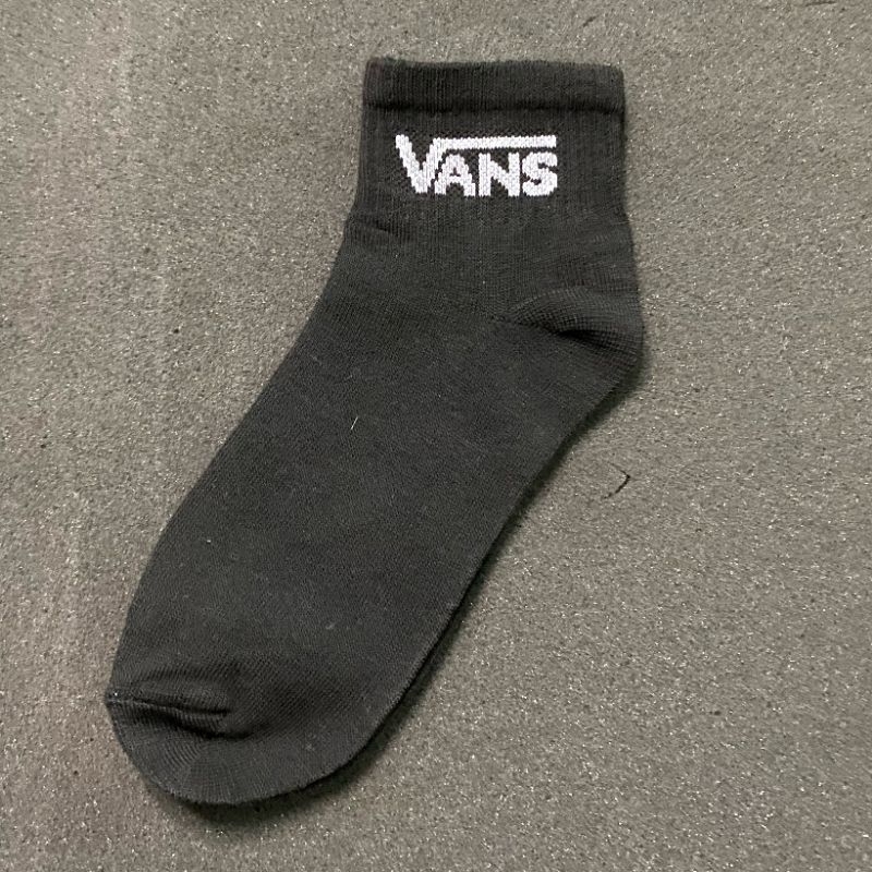 Kaos kaki Old School Pendek 3/4 Dewasa Unisex Keren Premium Distro-Vans hitam