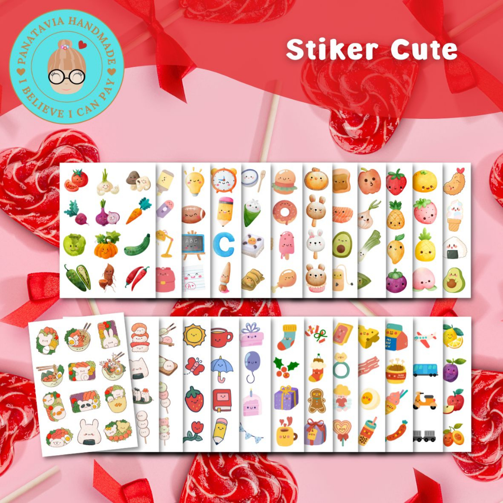 

Stiker Lucu ♡ Tema Cute | Stiker Tahan Air | Stiker tahan Cuaca | Stiker estetik | Stiker Murah