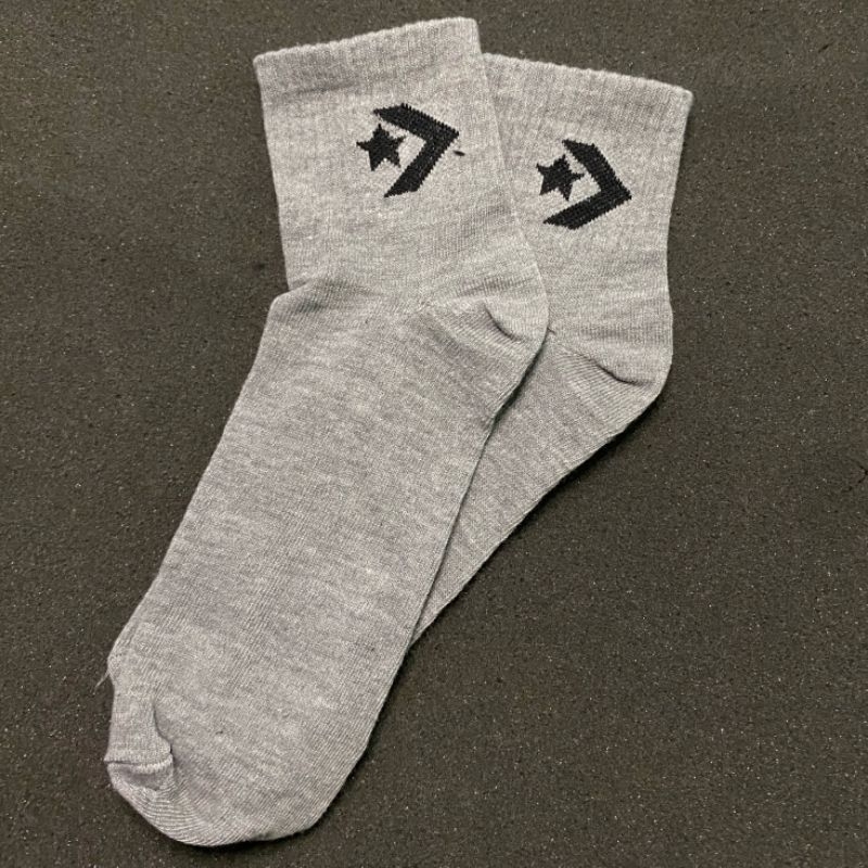 Kaos kaki Old School Pendek 3/4 Dewasa Unisex Keren Premium Distro-Abu conves bintang