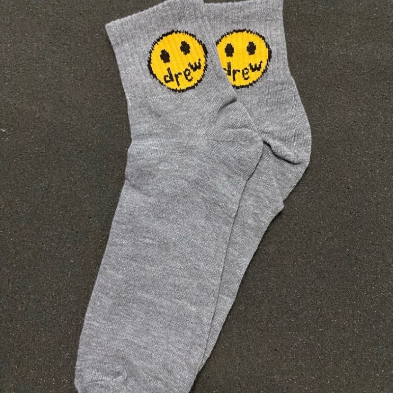Kaos kaki Old School Pendek 3/4 Dewasa Unisex Keren Premium Distro-Drew abu pendek