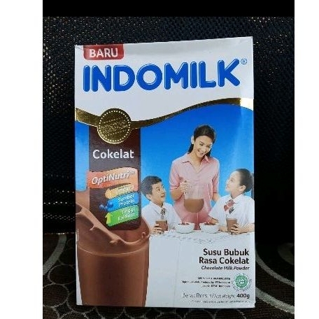 Indomilk susu bubuk coklat 400 dan 800g