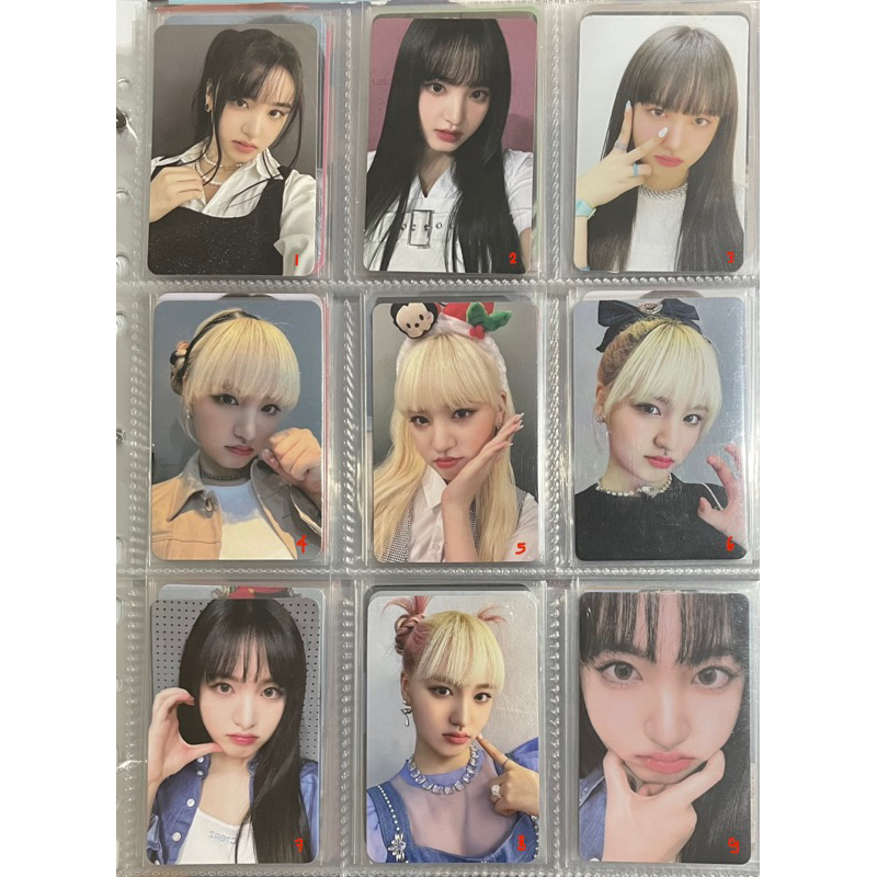 ive liz photocard (eleven,love dive,afterlike,i’ve)