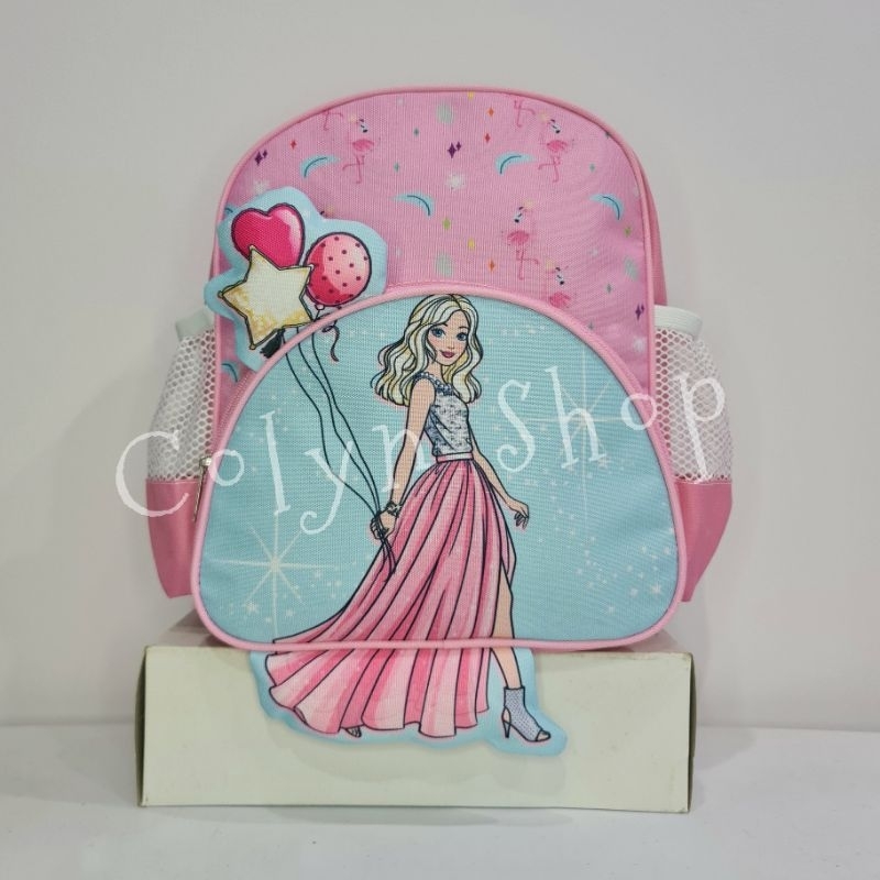 backpack BARBIE for girls - tas ransel anak perempuan TK PAUD Playgroup