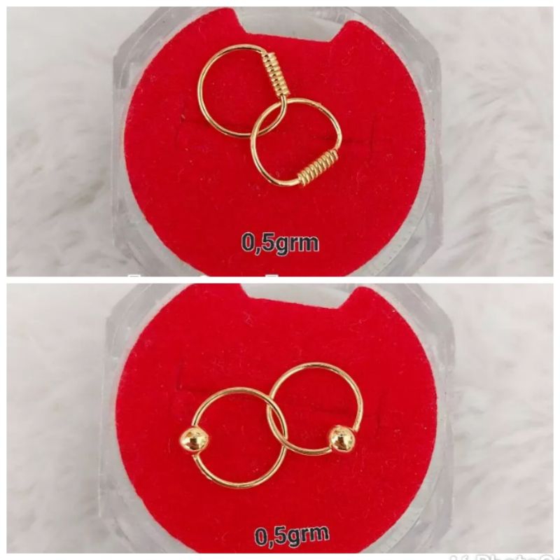 ANTING KENIP BAYI&ANAK PERAK 925 ASLI