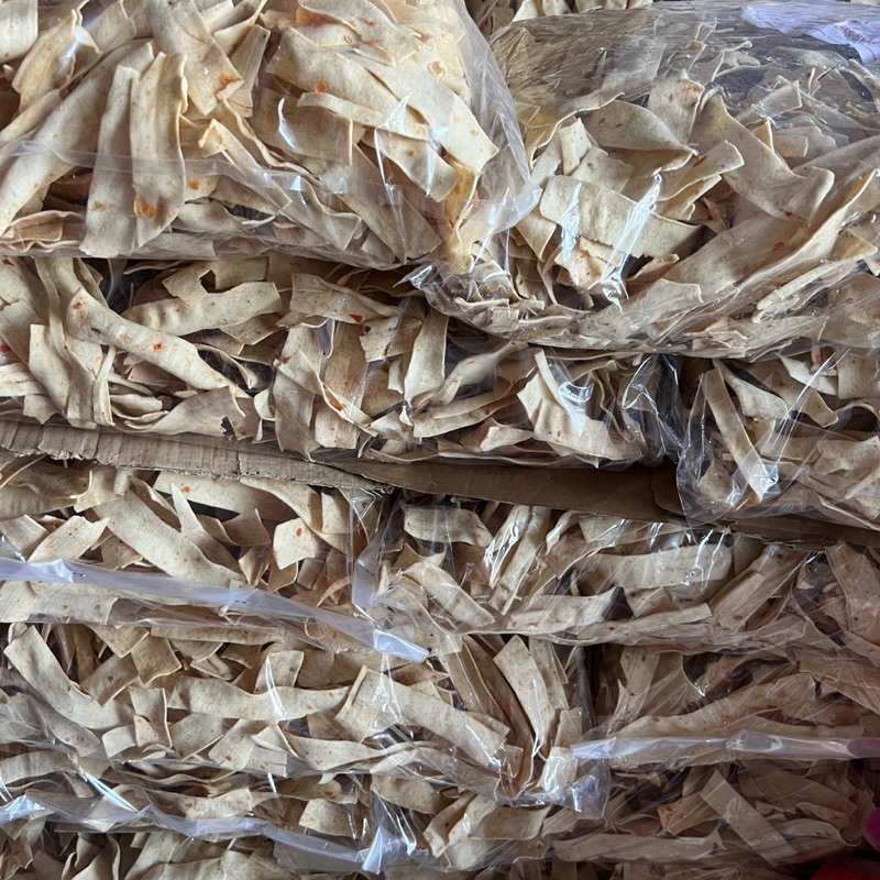 Saelaris_ Kerupuk Slondok Pedas Manis Mentah 250Gr Slondok Merah Mentah