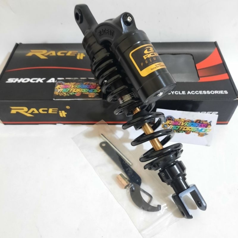 TERBARU SHOCKBREAKER SHOCK SINGLE RCB PREMIUM TIPE EVO SERIES TABUNG ATAS 310MM 330MM MATIC PNP MIO/