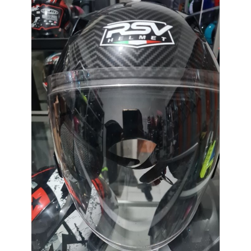 Helm RSV SV300 Carbon bekas pakai