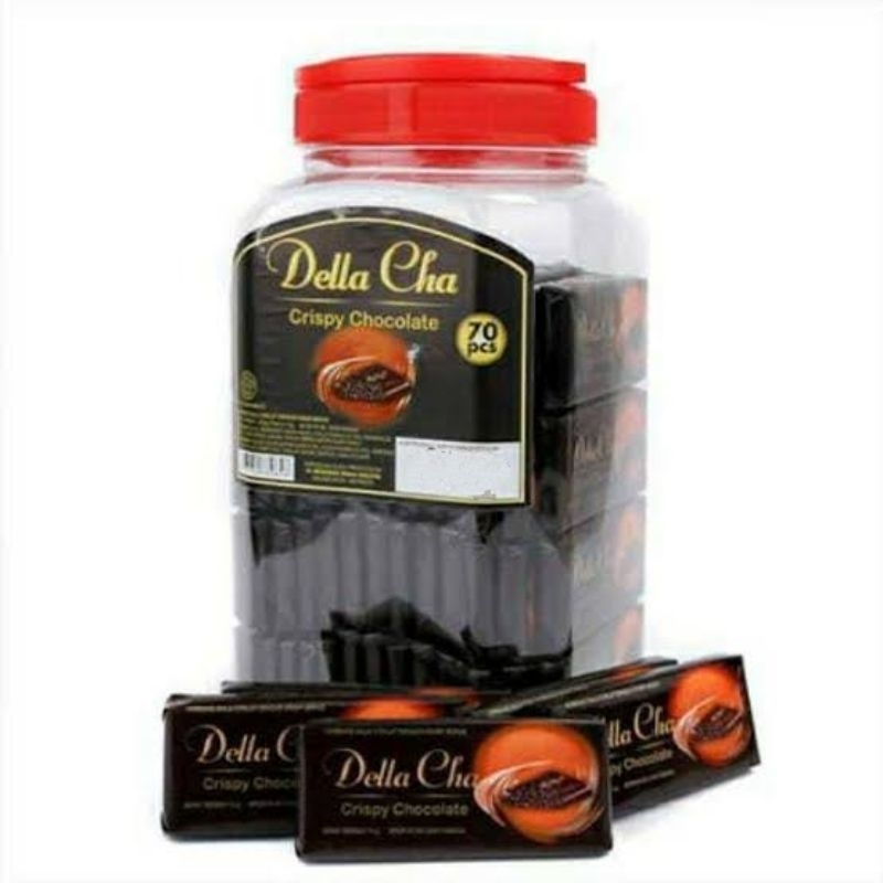 

Coklat Della Cha Chocolate Crispy Toples Isi 70 Pcs