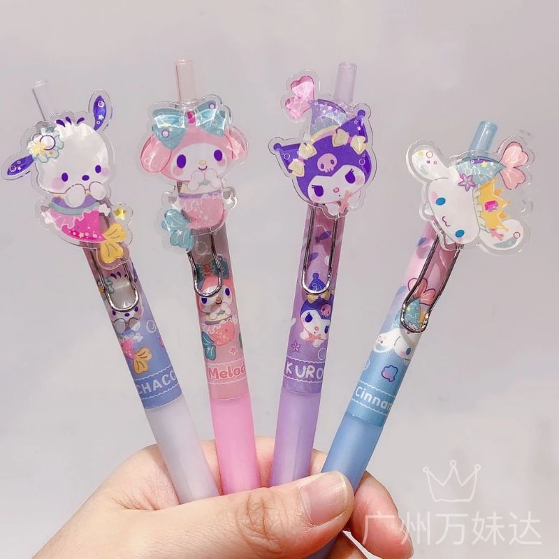 

pulpen mekanik Sanrio gel 0,5 alkrilik tebal sanrio sakura pulpen premium