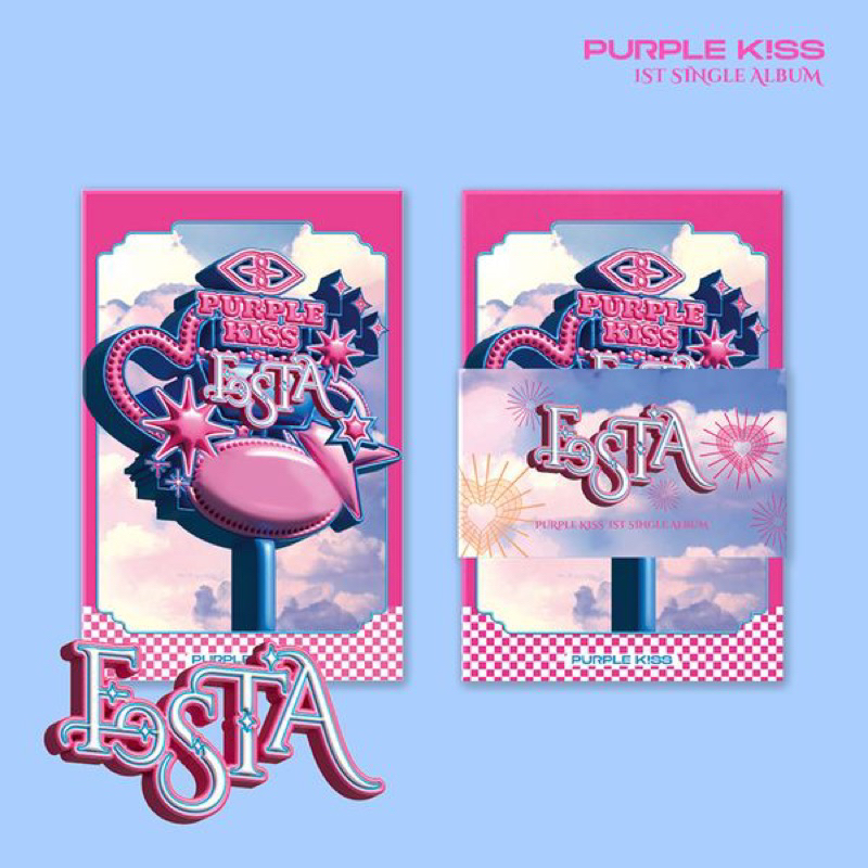 Purple Kiss 1st Single Album Festa Poca Album