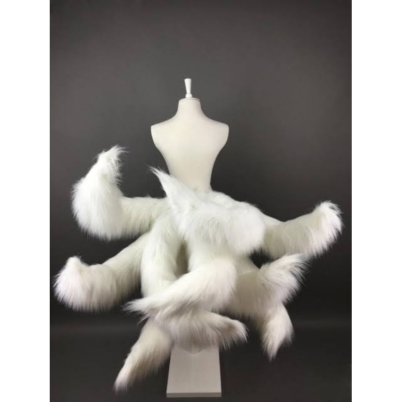 ekor kucing fullset, tail fox fullset for cosplay
