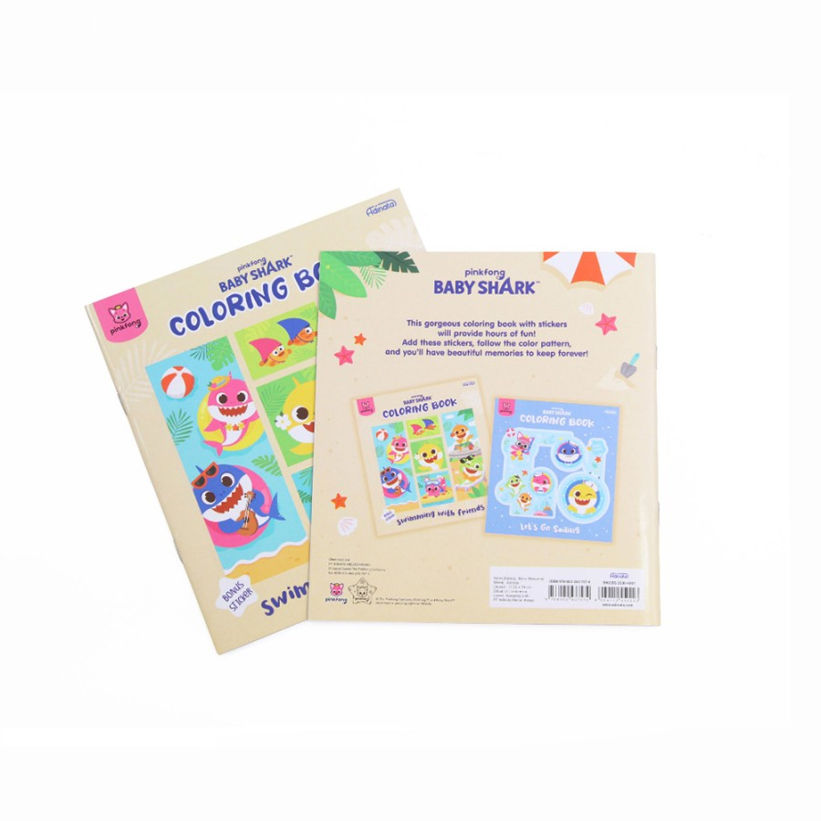 

Buku Mewarnai Anak Baby Shark Coloring Book Pinkfong Adinata
