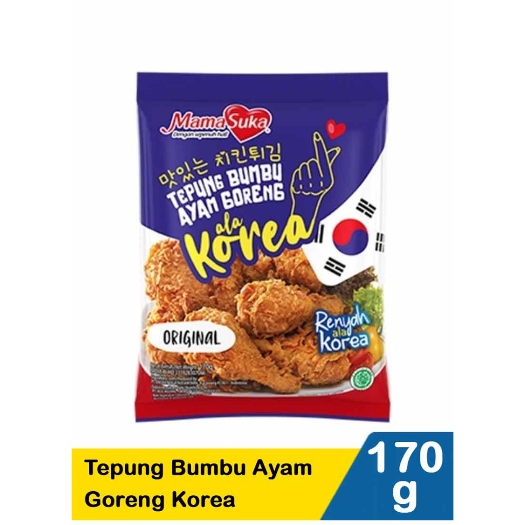 

Mamasuka tepung bumbu ayam goreng korea original 170 gram