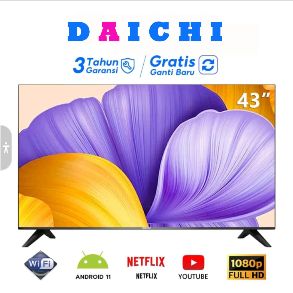DAICHI / WEYON TV LED 43inch 32/40/43/55 smart tv digital Android Full HD