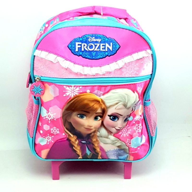 Tas Troli Anak Perempuan Original Disney Sansan Wawa/Tas Dorong Karakter Frozen FZ-924018