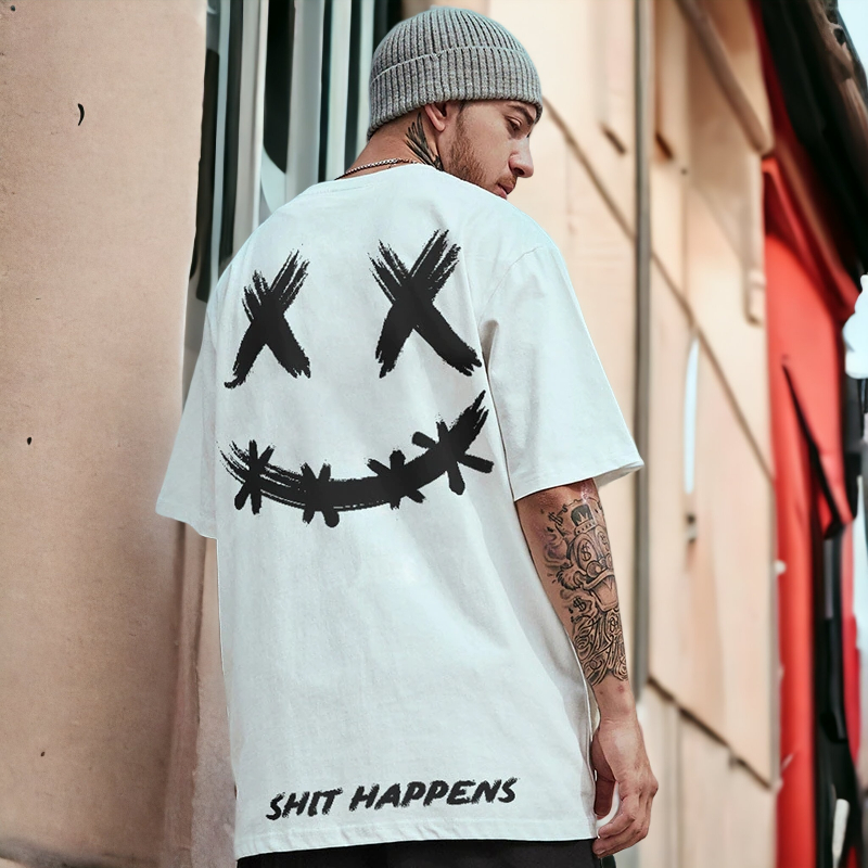 Kaos Oversize Jumbo Shit Happens