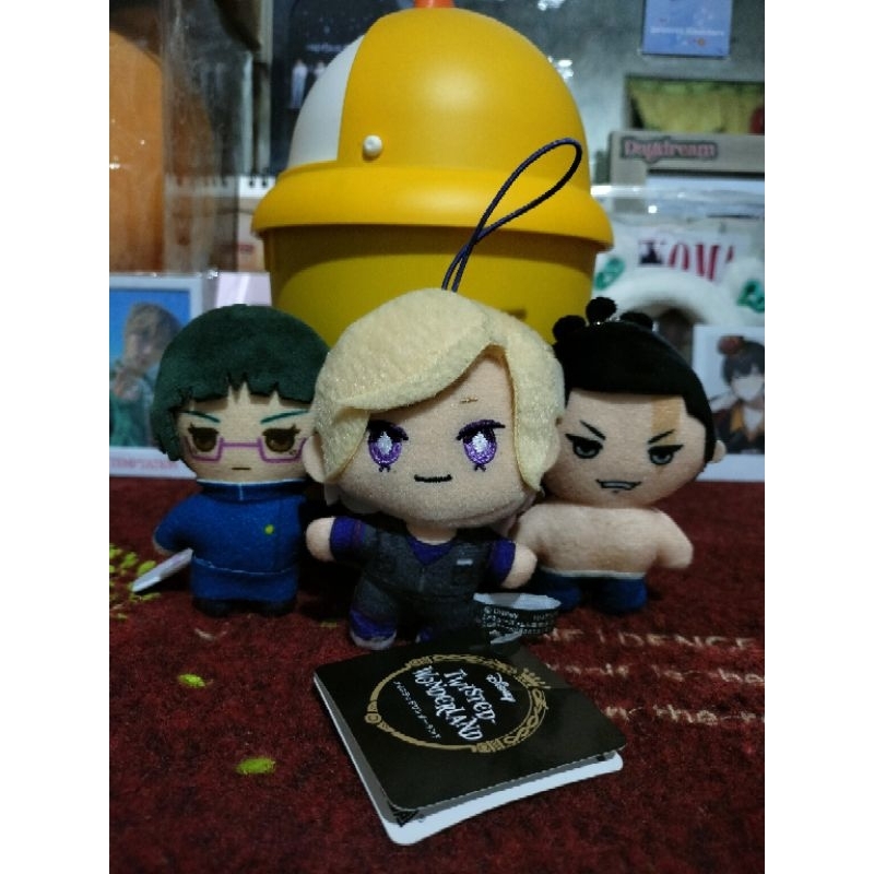 (READY) TAKE ALL NEW TAG TWISTED WONDERLAND VIL GYM, MAKI ZENIN, AOI TODO JUJUTSU KAISEN KEYCHAIN MI
