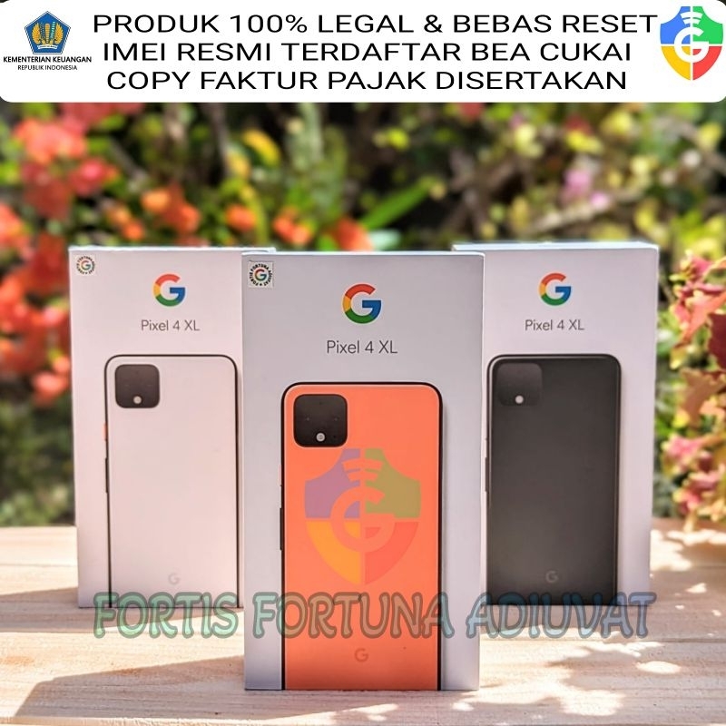 Google Pixel 4XL - 64 dan 128 - Fullset Original - IMEI Resmi Terdaftar Bea Cukai - IMEI aman perman