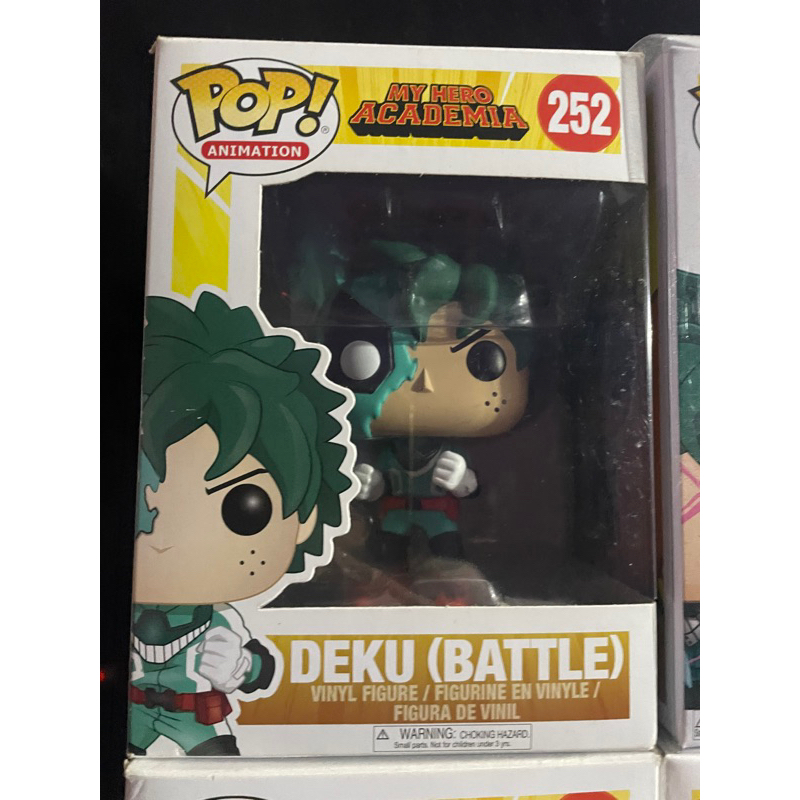Funko pop pop izuku midoriya deku costume battle 252 my hero academia