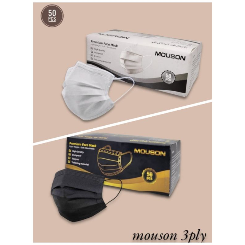 masker earloop mouson 50pcs