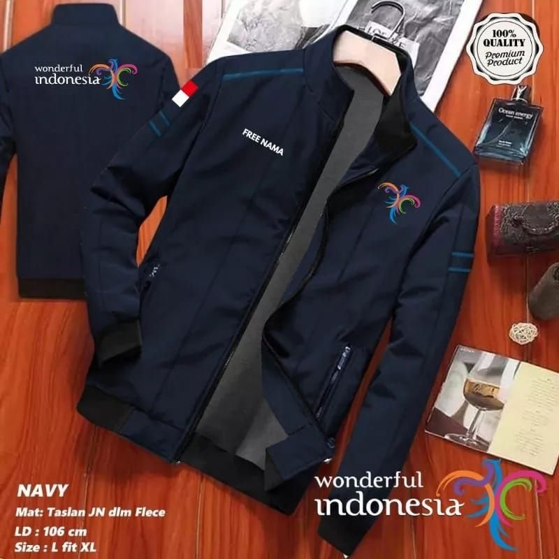 JAKET PESONA INDONESIA / WONDERFUL INDONESIA / JAKET WISATA