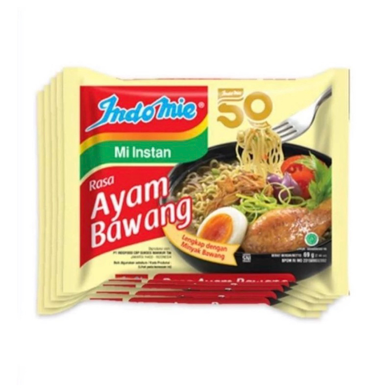 

INDOMIE RASA AYAM BAWANG 69G 5PCS.