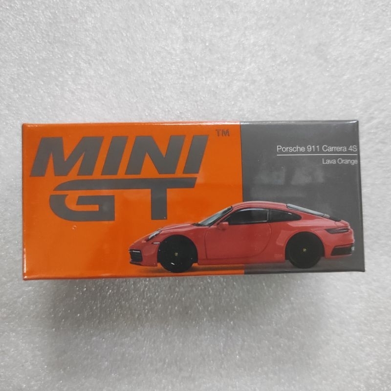 MINI GT 371 PORSCHE 911 (992) CARRERA S LAVA ORANGE