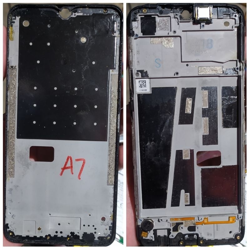 Frame lcd Oppo A7 / tatakan lcd Oppo A7 original